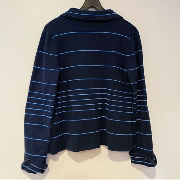 Pendleton Stripe Cotton Blend 3 Buttoned Blazer Size Medium - Picture 3 of 7